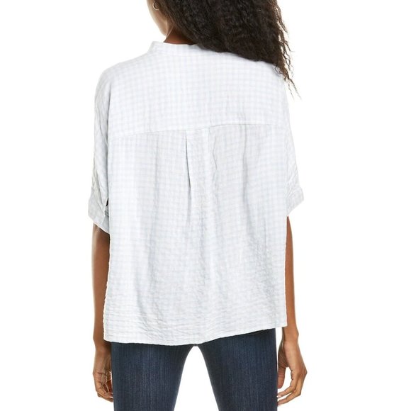 Max Studio Button Down Plaid Shirt - Picture 4 of 16